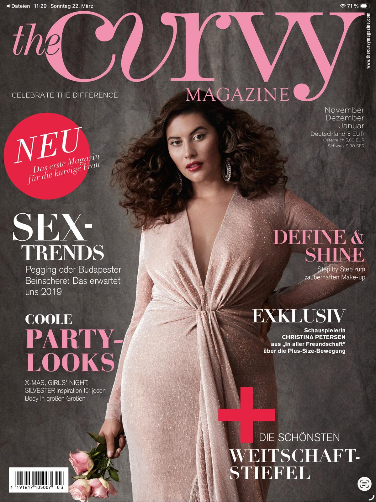 The Curvy Magazine Cover – Make-up by Stephan Schmied